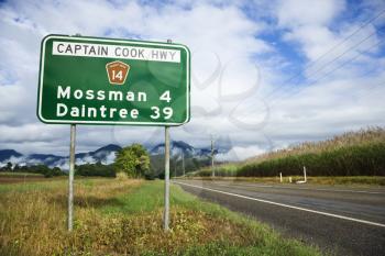 Royalty Free Photo of a Scenic Captain Cook Highway 14 in Australia