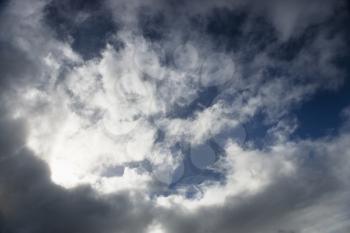 Royalty Free Photo of Clouds in a Blue Sky