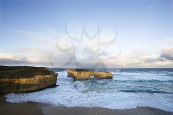 Royalty Free Photo of London Arch Formation on the Coastline of Great Ocean Road, Australia