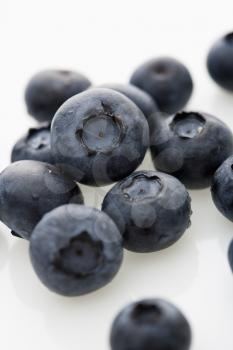 Royalty Free Photo of a Group of Blueberries