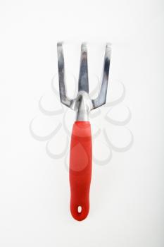 Royalty Free Photo of a Hand Held Gardening Fork