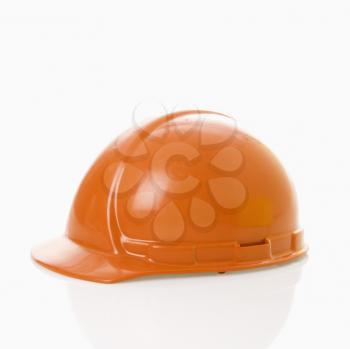 Royalty Free Photo of an Orange Safety Hard Hat