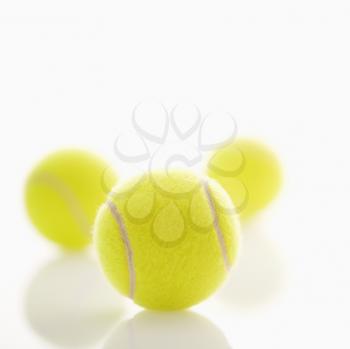 Royalty Free Photo of Three Tennis Balls