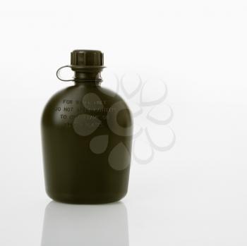 Royalty Free Photo of a Black Water Canteen