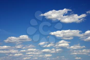 Royalty Free Photo of Peaceful Clouds in the Blue Sky