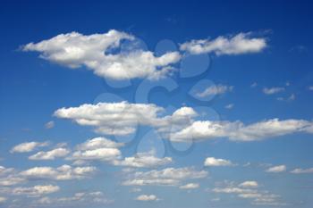 Royalty Free Photo of Cumulus Clouds in the Sky