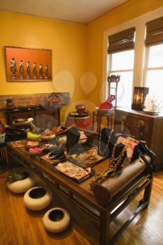 Royalty Free Photo of an Interior of an Eclectic Home Store