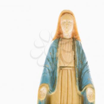 Royalty Free Photo of a Virgin Mary Statue With Hands Held Out