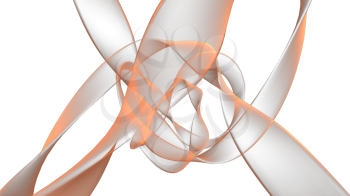 High Definition Background of an Abstract 3d Ribbon