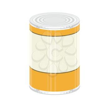 Royalty Free Clipart Image of a Can of Food