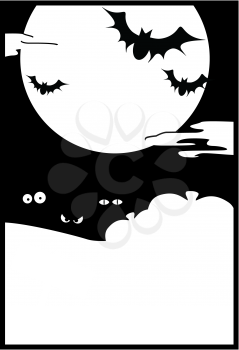 Royalty Free Clipart Image of a
Halloween Background