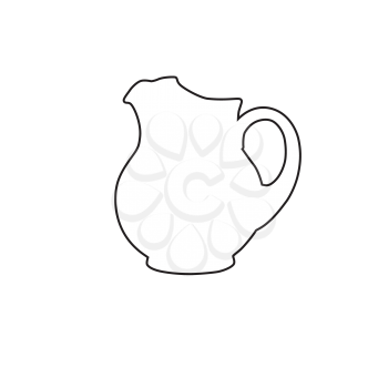 Royalty Free Clipart Image of a Pitcher