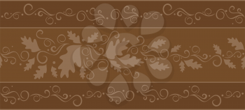Royalty Free Clipart Image of a Fall Banner Border
