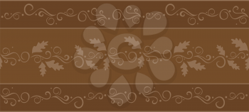 Royalty Free Clipart Image of a Fall Banner Border 
