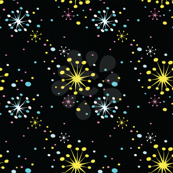 Royalty Free Clipart Image of a Party Pattern