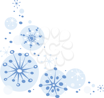Royalty Free Clipart Image of Snow