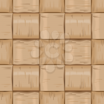 Royalty Free Clipart Image of a Woven Mat Background