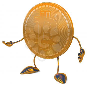 Bitcoin - 3D Illustration