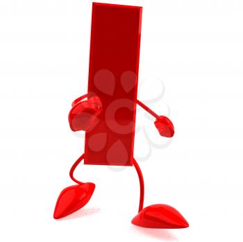 Royalty Free Clipart Image of an I