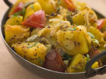 Royalty Free Photo of Bombay Aloo, Curried Potatoes