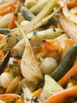 Royalty Free Photo of Roasted Vegetables