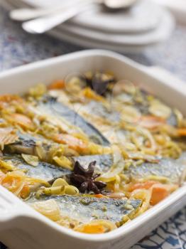 Royalty Free Photo of Escabeche of Sardines