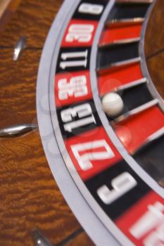 Royalty Free Photo of a Roulette Wheel