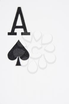 Royalty Free Photo of an Ace of Spades