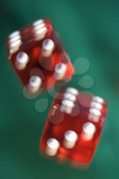 Royalty Free Photo of Dice Rolling