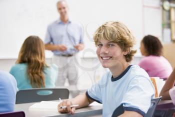 Royalty Free Photo of a Student in Class