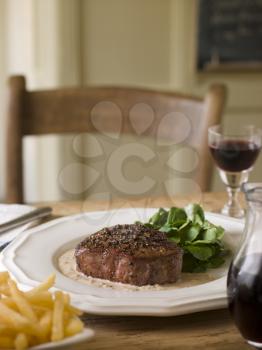 Royalty Free Photo of Steak au Poirve