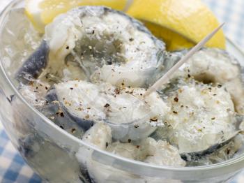 Royalty Free Photo of Bowl of Jellied Eels