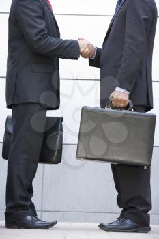 Royalty Free Photo of Two Businessmen Meeting