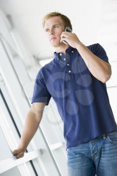 Royalty Free Photo of a Guy With a Cellphone
