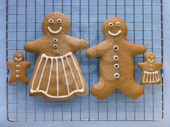 Royalty Free Photo of a Gingerbread Family