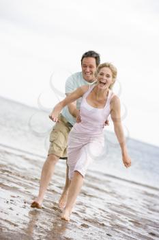 Royalty Free Photo of a Couple at the Beach