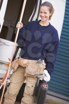 Royalty Free Photo of a Plumber