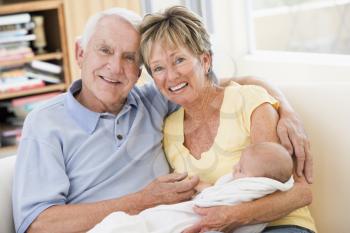Royalty Free Photo of Grandparents With a Baby