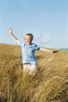 Royalty Free Photo of a Boy Running