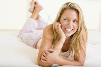 Royalty Free Photo of a Woman in Bed