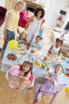 Royalty Free Photo of a Children's Birthday Party
