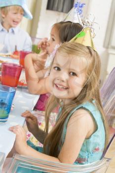 Royalty Free Photo of Children at a Birthday Party