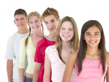 Royalty Free Photo of a Group of Young People
