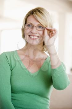 Royalty Free Photo of a Woman With Glasses