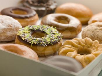 Royalty Free Photo of a Selection of Doughnuts