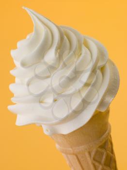 Royalty Free Photo of a Soft Ice Cream Cone
