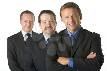 Royalty Free Photo of a Group of Smiling Businessmen