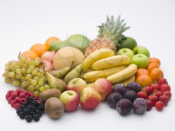 Royalty Free Photo of a Selection of Fresh Fruit
