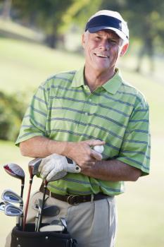 Royalty Free Photo of a Male Golfer