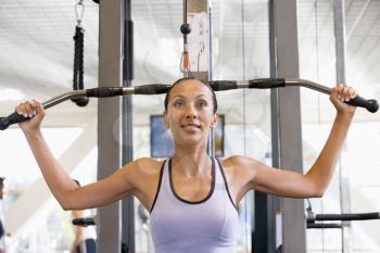 Royalty Free Photo of a Woman Working Out